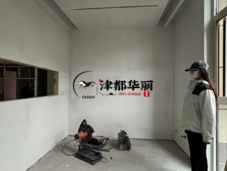 銀川裝修公司|銀川音一辦公室裝修項目現場巡檢